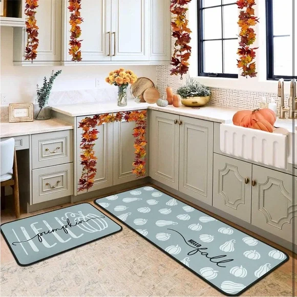 Fall Pumpkin Mat Set - Picture 3 of 8